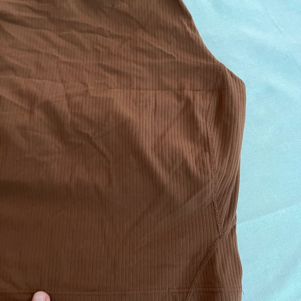 Align Ribbed High Neck Top - Picture 2 of 6